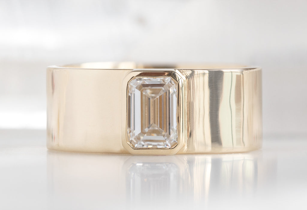 .65ct Emerald-Cut Lab Grown Diamond Cigar Band