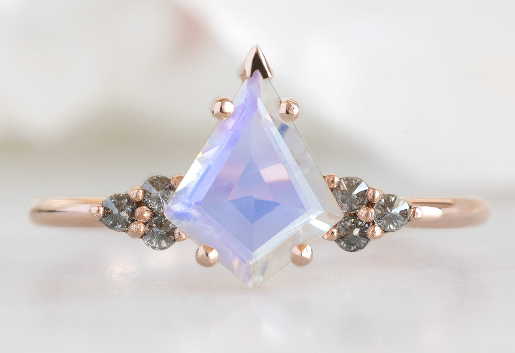 The Ivy Ring with a Kite-Shaped Moonstone