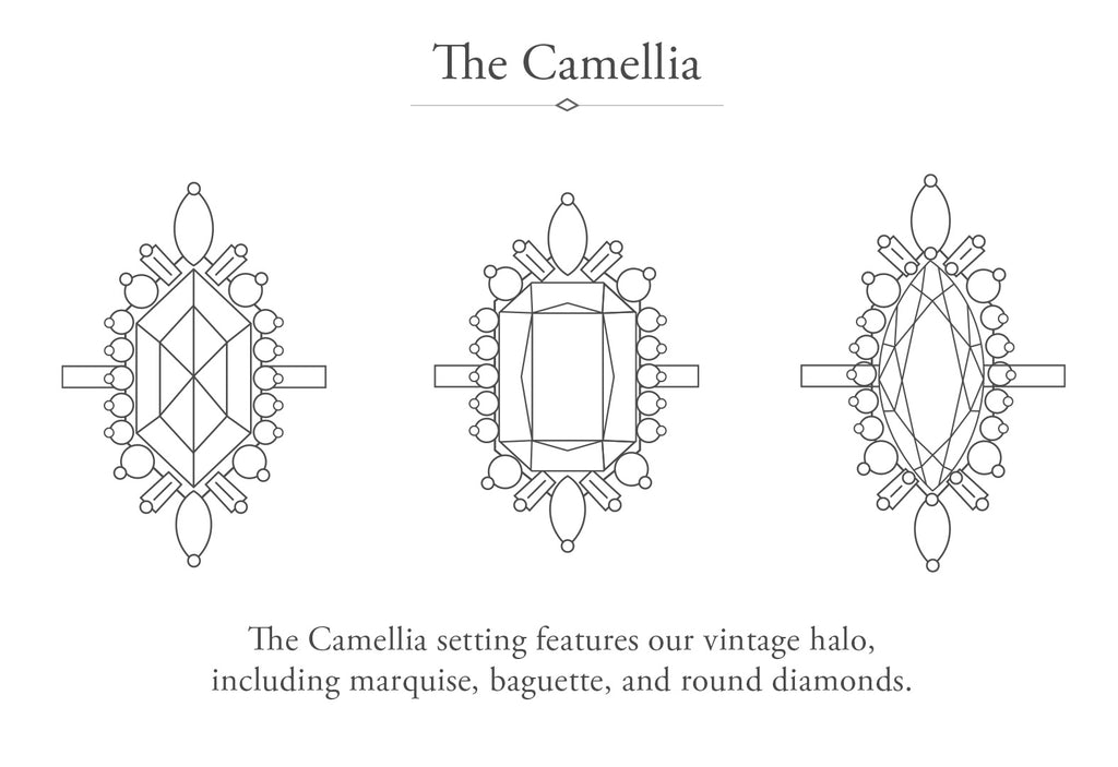 The Camellia Ring style