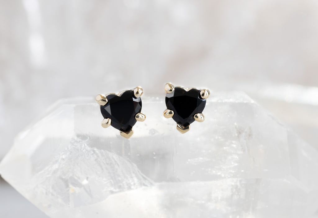 Heart Shaped Stud Earrings