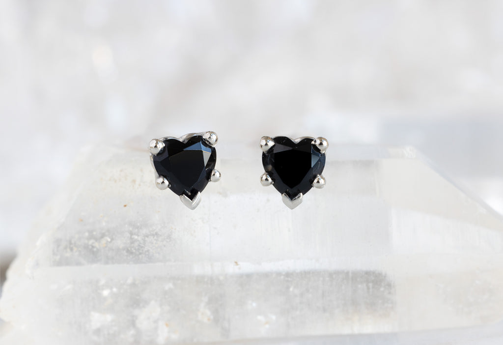 Heart Shaped Stud Earrings