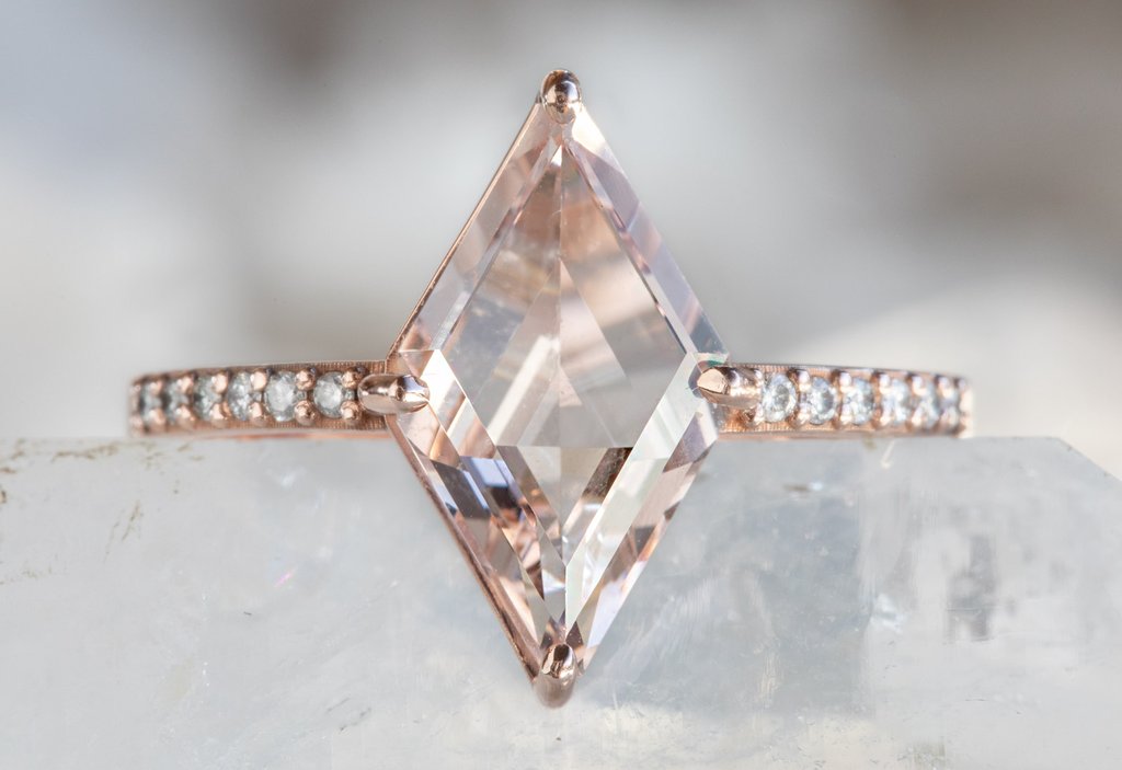 Custom Designed Morganite Engagement Ring