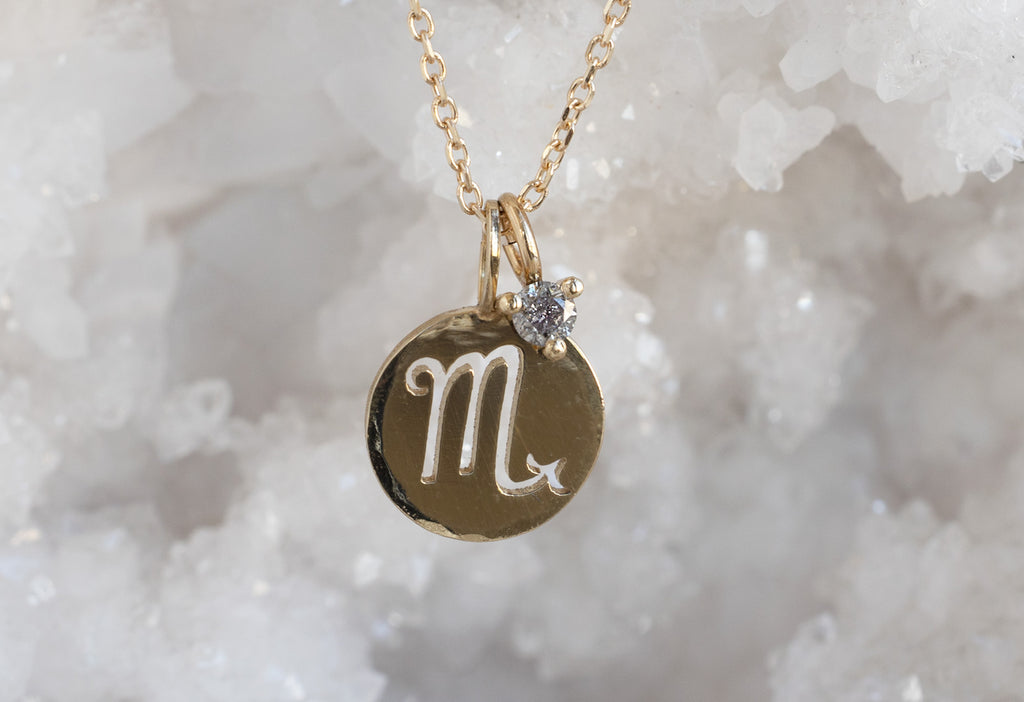 Custom Zodiac Birthstone Necklace