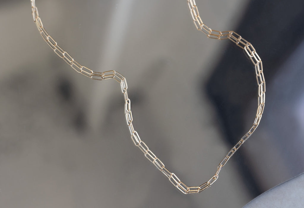 Drawn Cable Link Chain Necklace