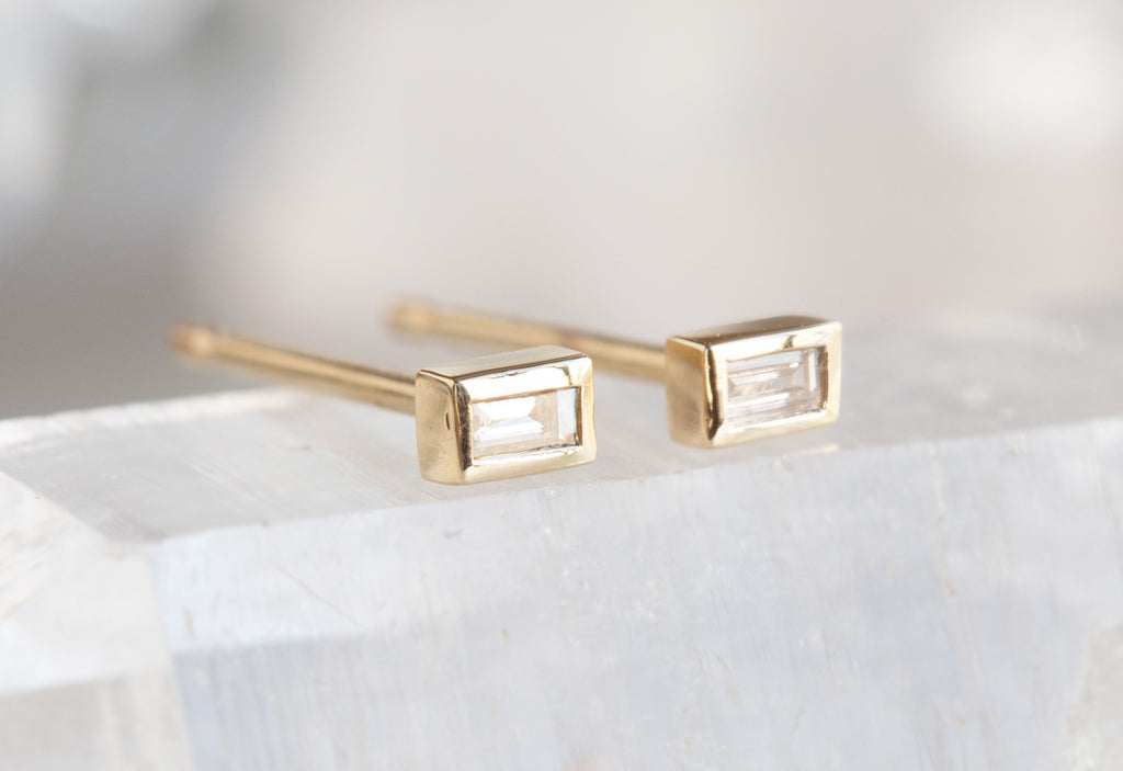 Baguette Stud Earrings