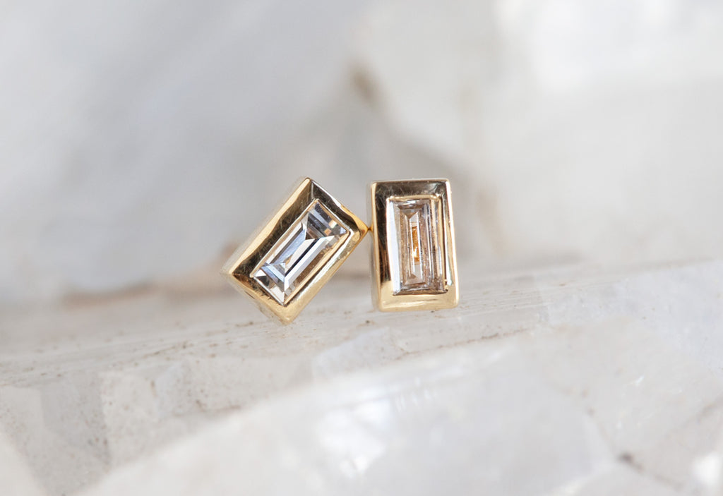 Baguette Stud Earrings