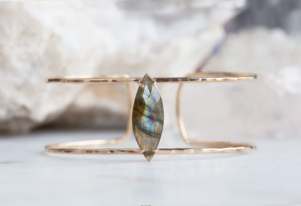 Labradorite Cage Cuff