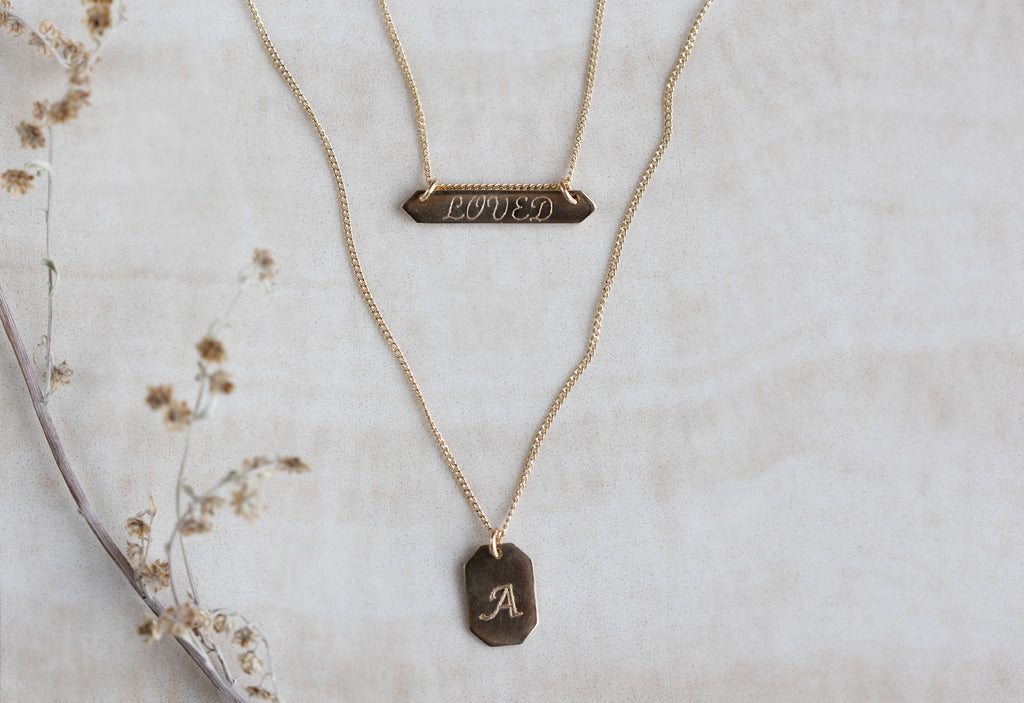 Personalized Bar Necklace