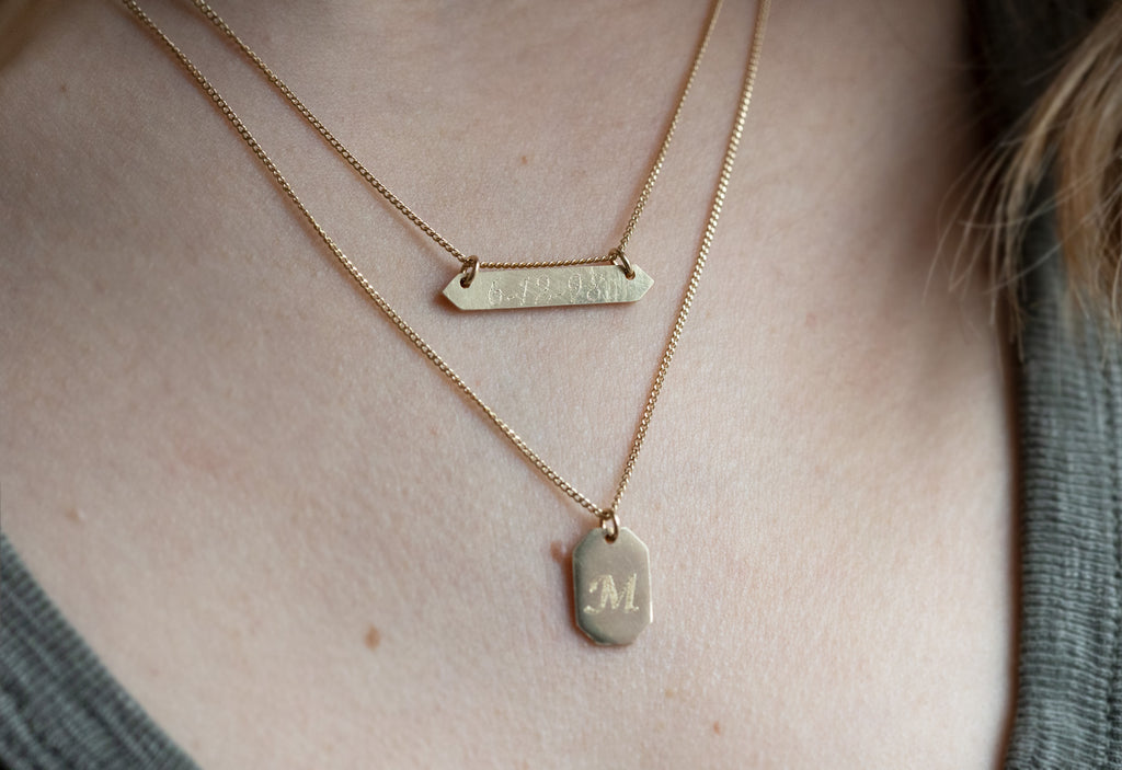 Personalized Bar Necklace