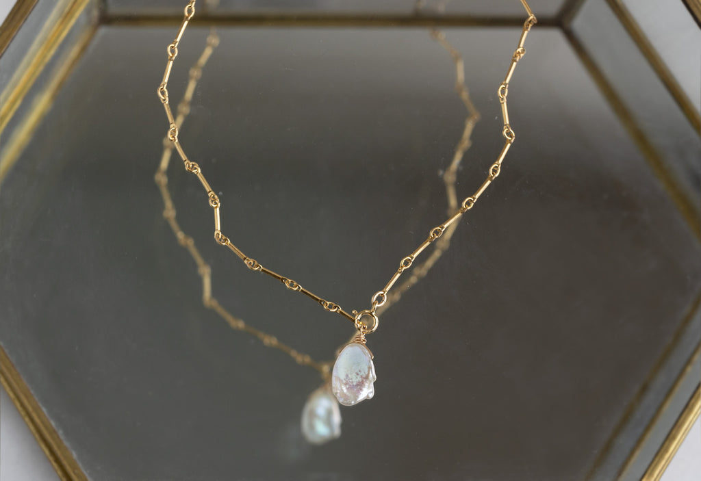 Keshi Pearl Necklace