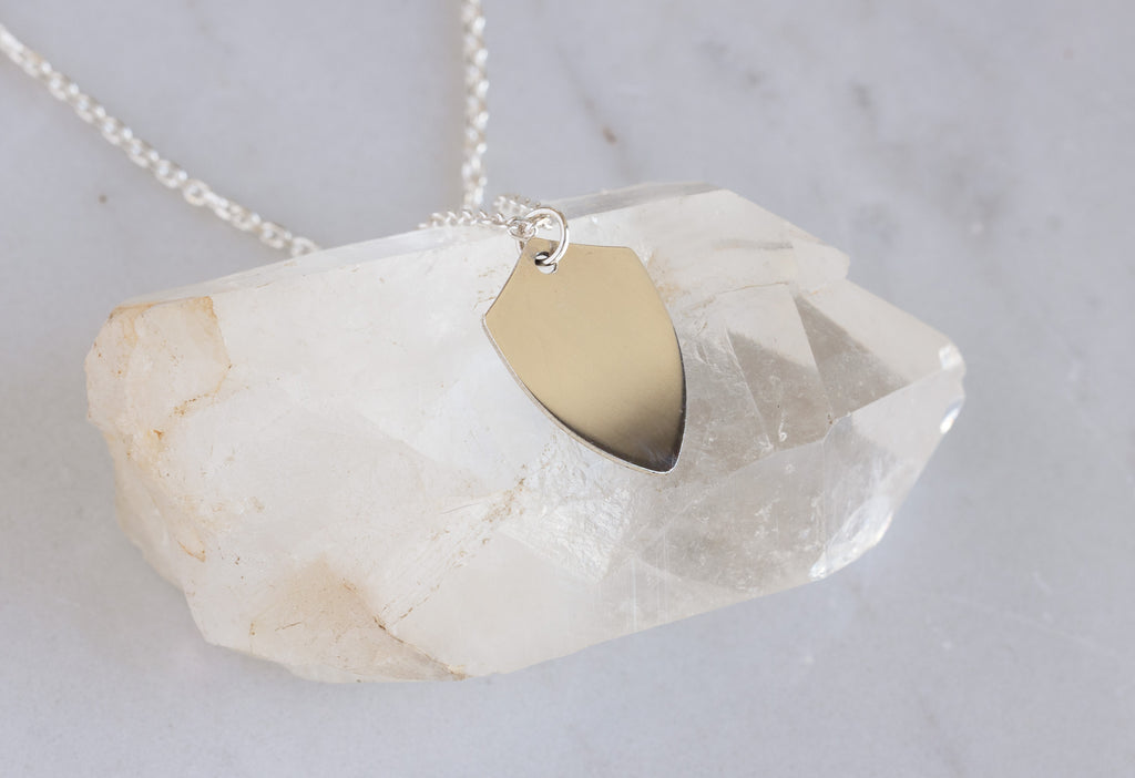 Shield Pendant Necklace