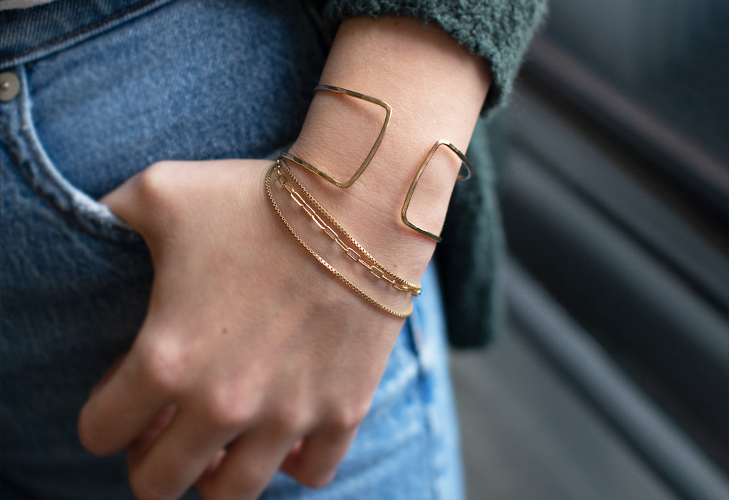 Column Cuff Bracelet