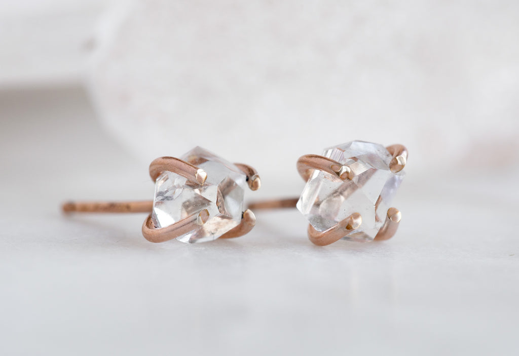 Herkimer Diamond Stud Earrings