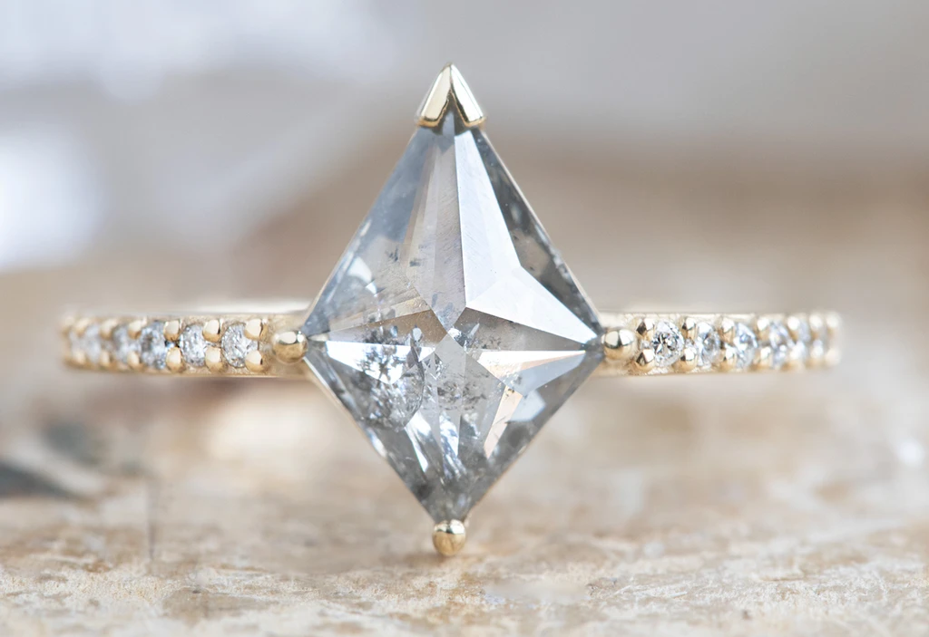 Design Your Own Custom Kite-Shaped Diamond Engagement Ring