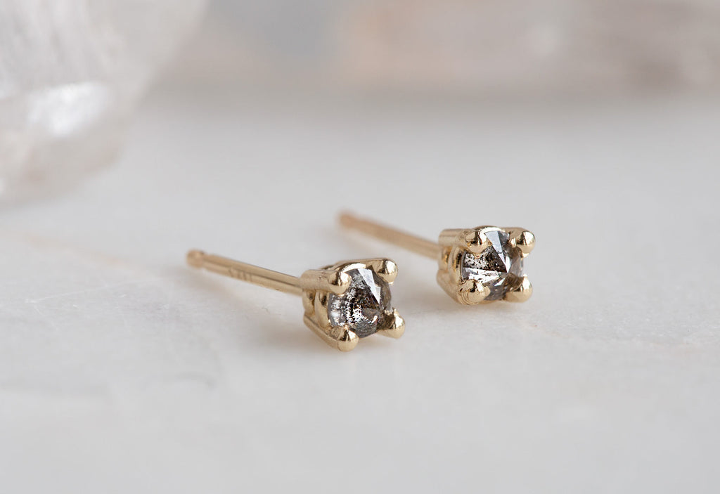 Alexis Russell Earrings Inverted Diamond Stud Earrings