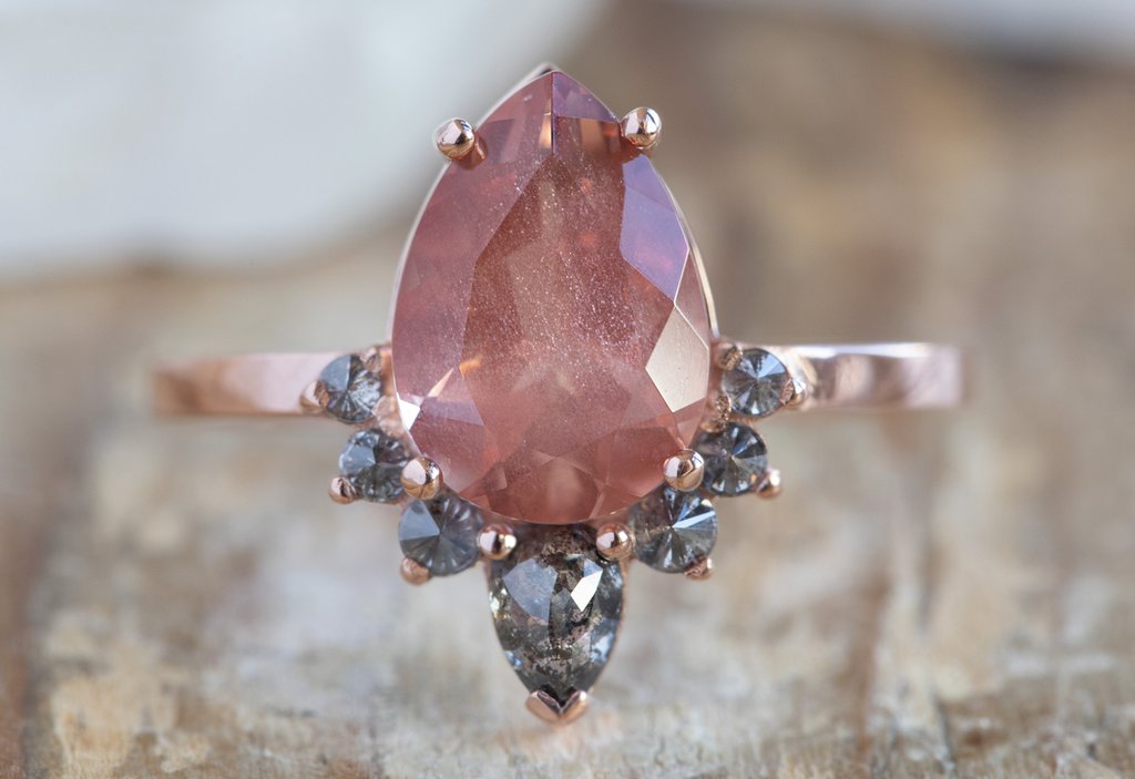 Design Your Own Custom Sunstone Engagement Ring