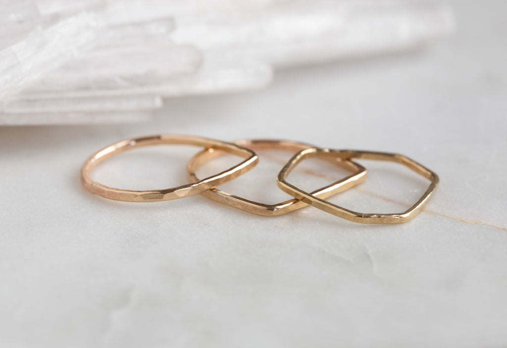 Geometric Stacking Ring Set