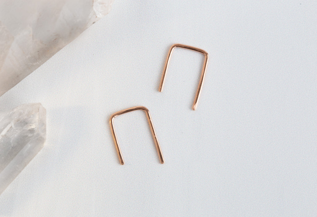 Staple Hoop Earrings